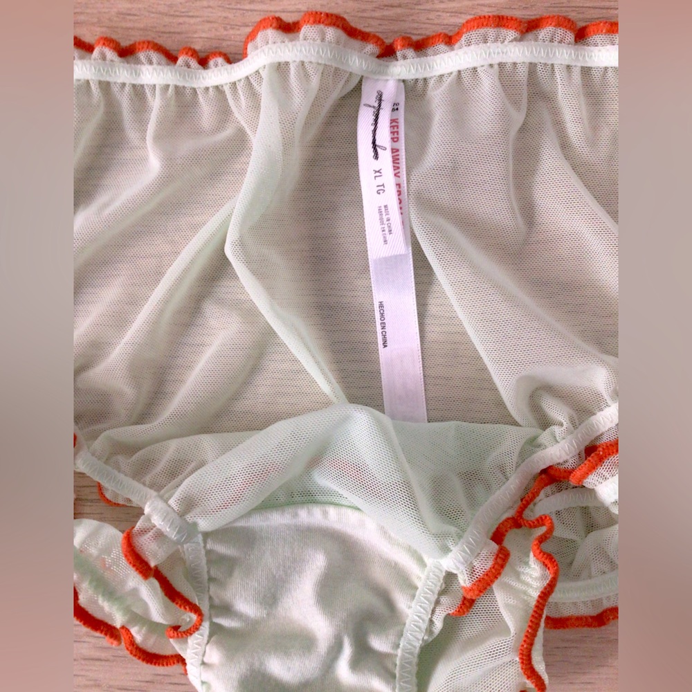 Out From Under Scrunchy Mesh Panties - Picture 3 of 3